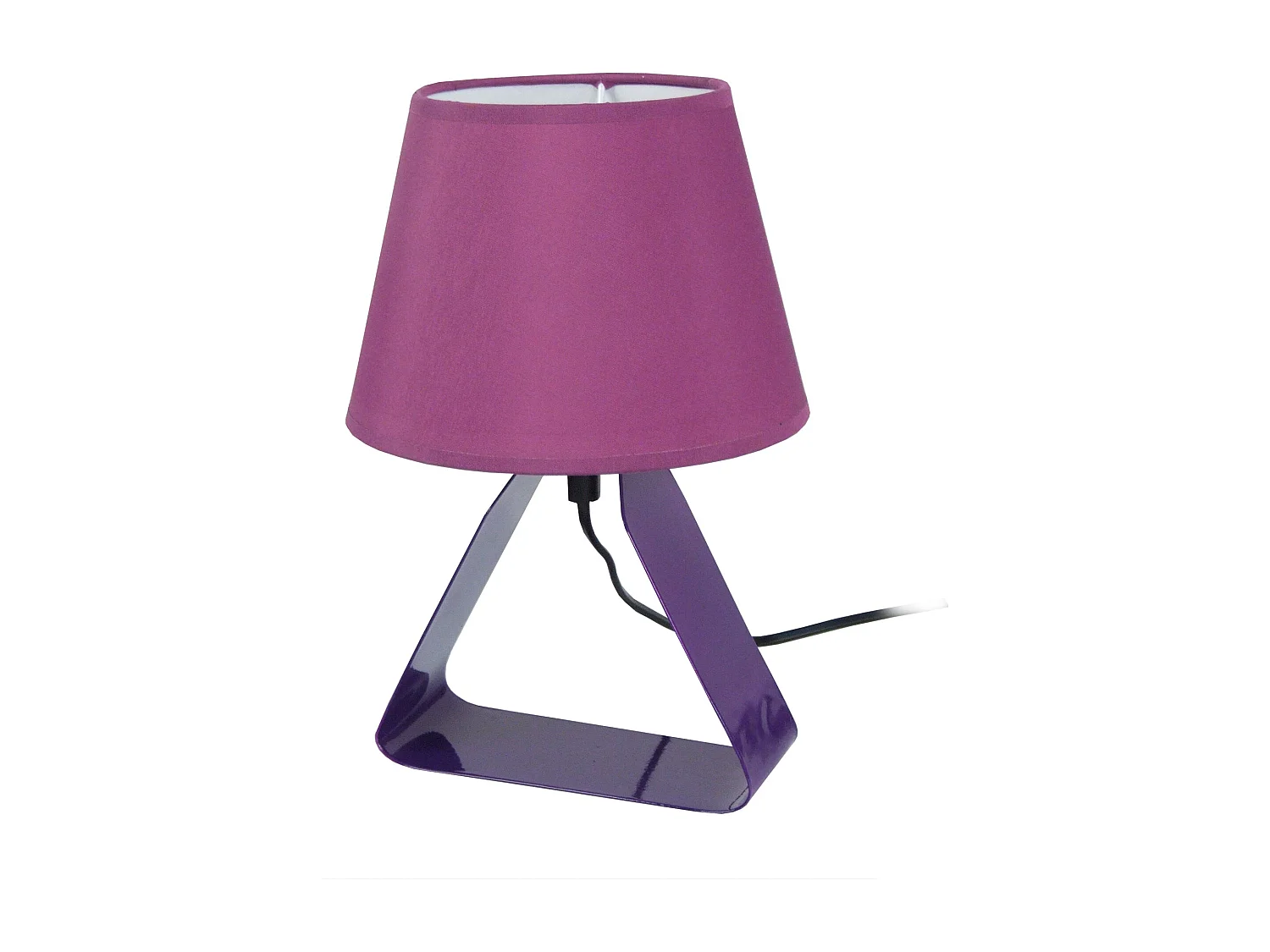 Abajur TOSEL CARCASSONNE tecido coluna bege D30 x  H51  cm