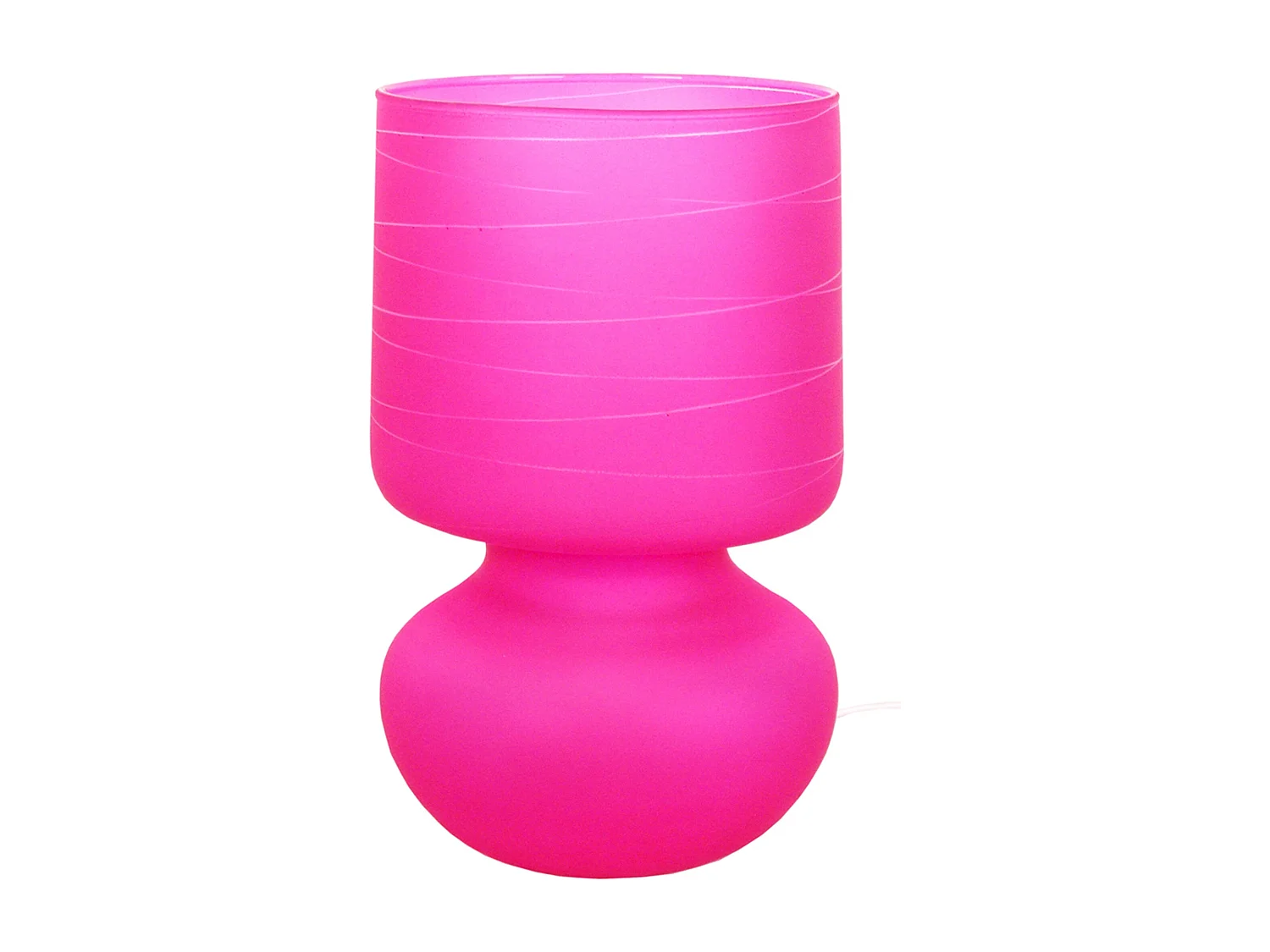 Abajur TOSEL CHAMPIGNON vidro cogumelo taupe D15,5 x  H16,5  cm