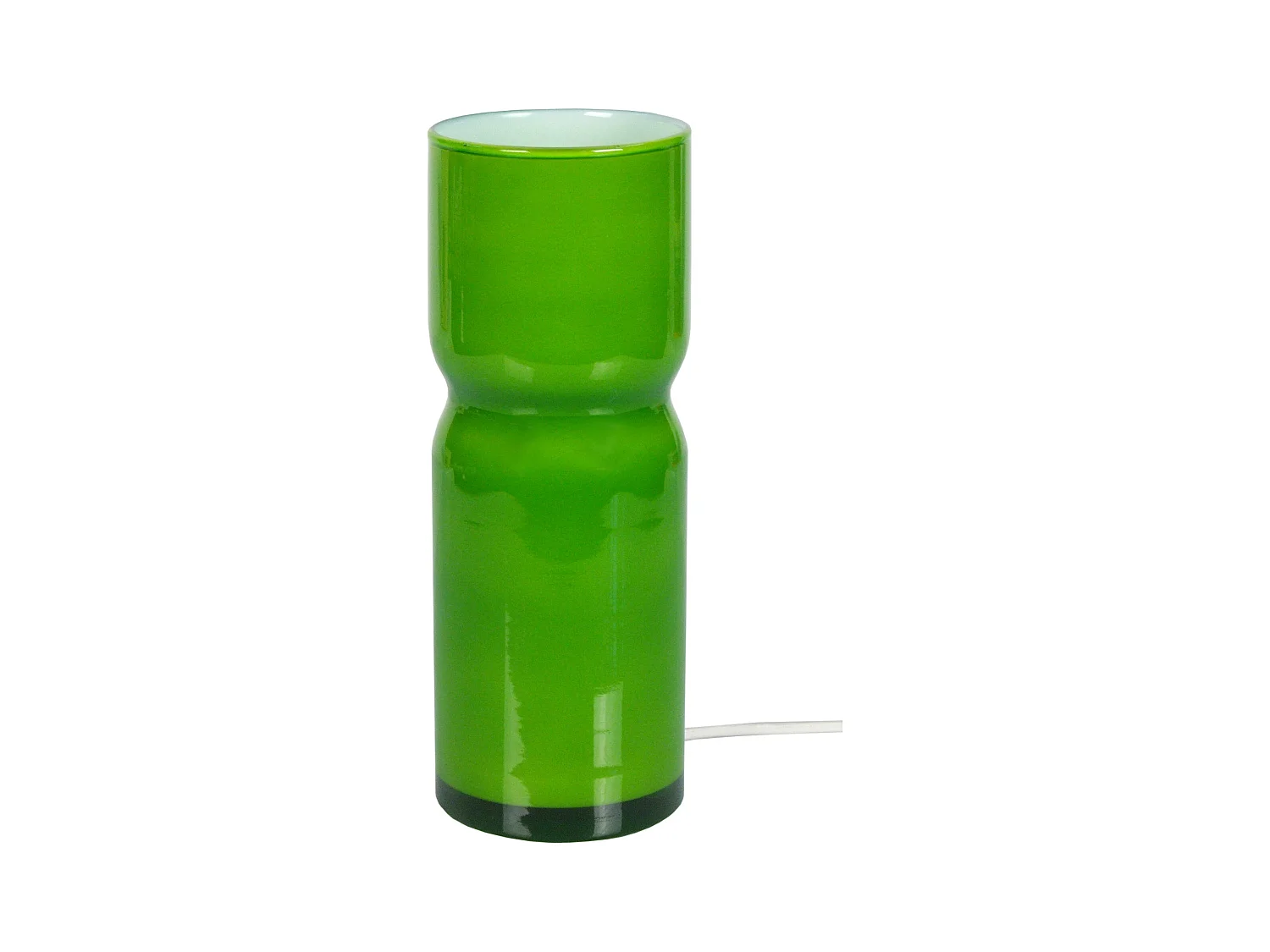 Lampe de Chevet TOSEL ,verre,Vert ,H27xD10xP10cm