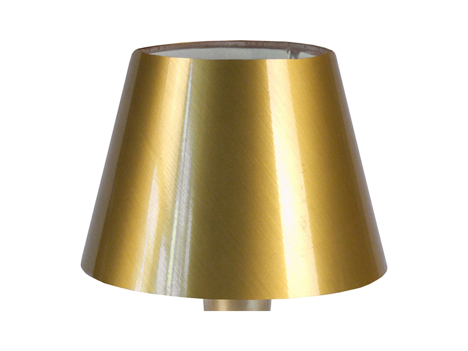 Lámpara de noche TOSEL ,metal,Dorado ,A29x D18xP18cm