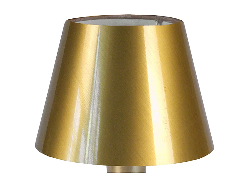 Lampe de Chevet TOSEL ,métal,Doré ,H29x D18xP18cm