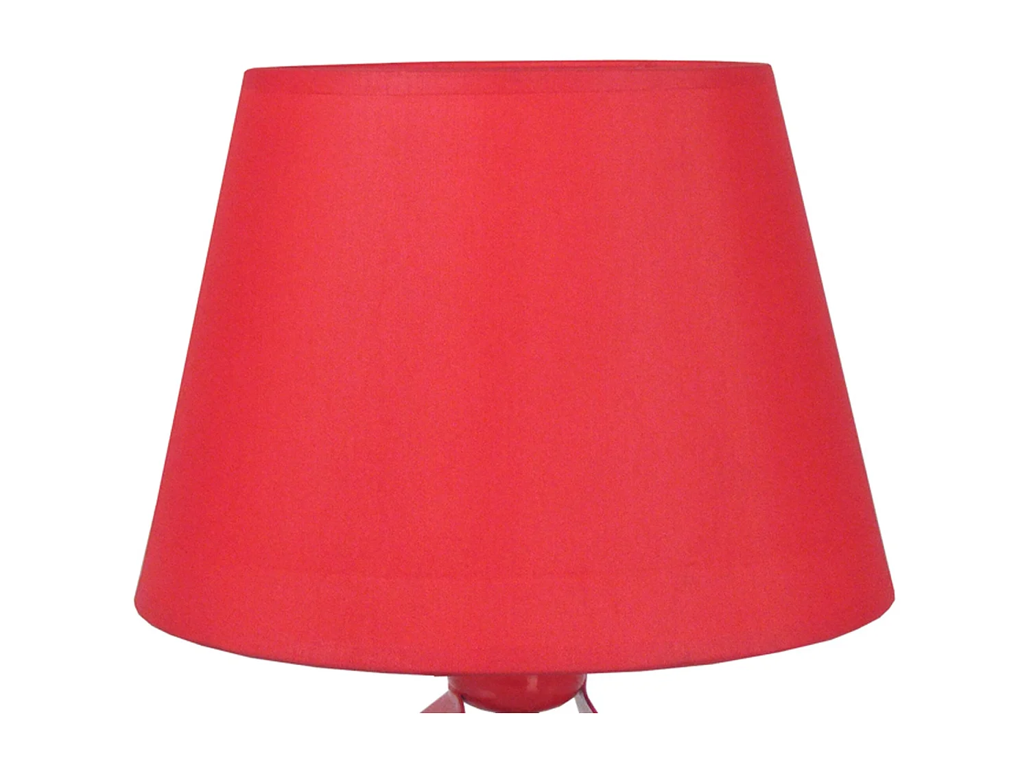 Lámpara de noche TOSEL ,metal,Rojo,A29xD18xP18 cm