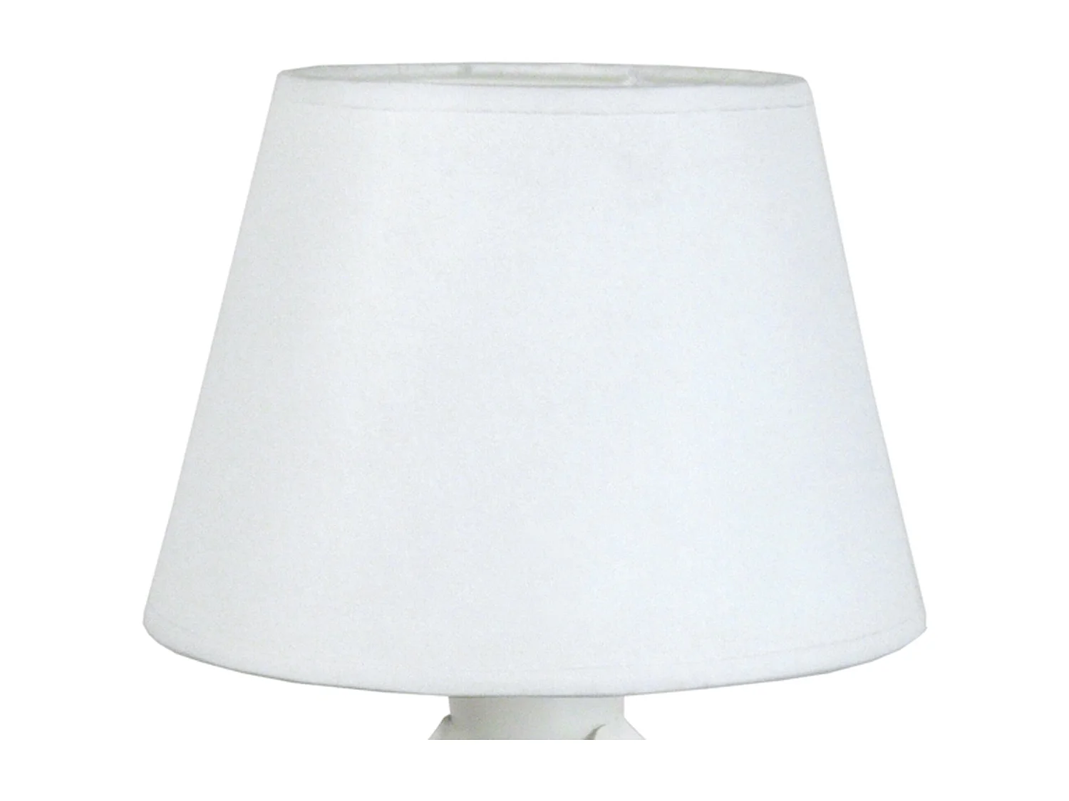 Lámpara de noche TOSEL ,metal,Blanco, A29xD18xP18cm