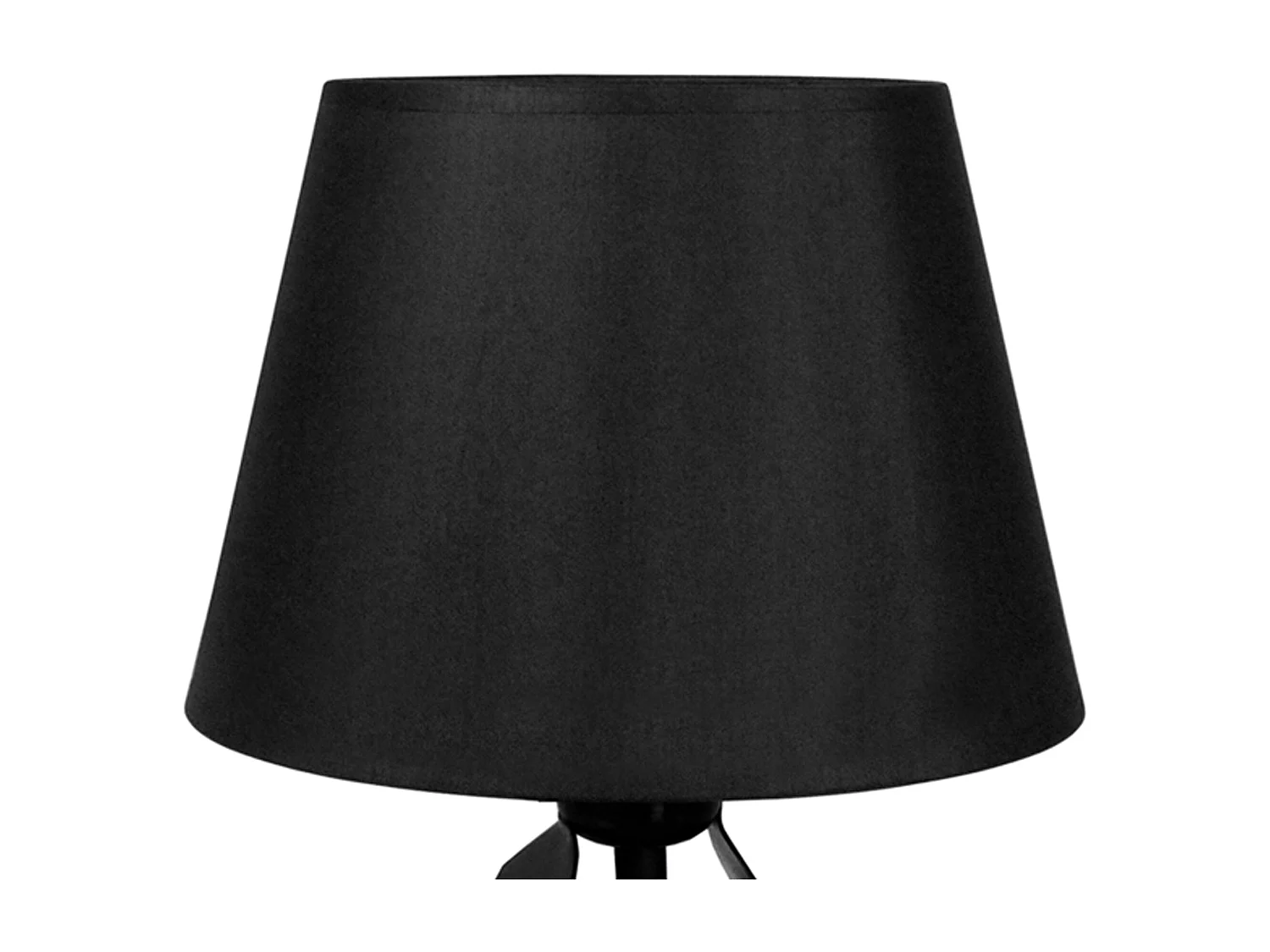 Lámpara de noche TOSEL ,metal,Negro ,A 39xD18xP18cm