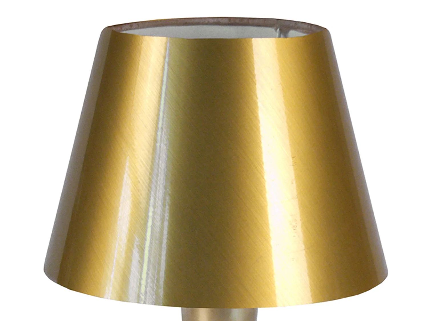 Lampada da tavolo lamelas  metallo triângulo LUSA or D'18 cm