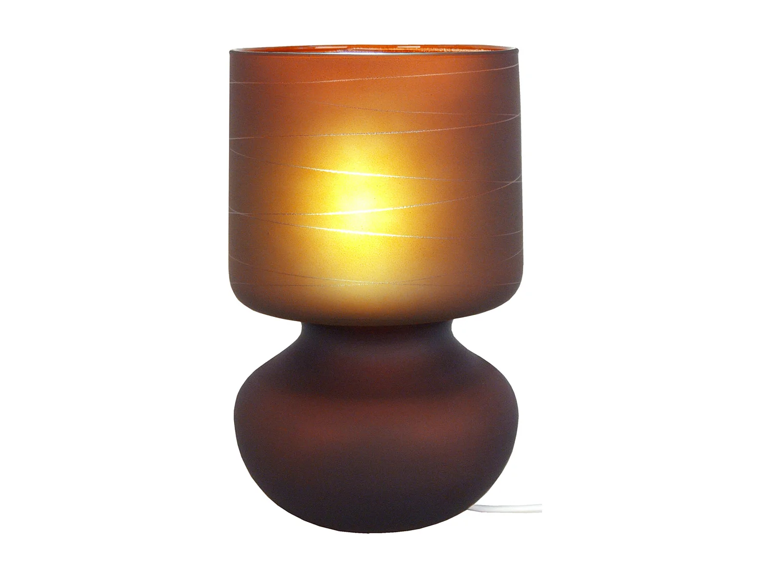 Abajur TOSEL ETOILE metal quadrado cinza D14 x  H27  cm