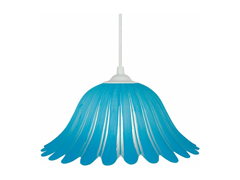 Suspensão TOSEL  NICOLE cordão de algodão globo vermelho D20 x  H90  cm