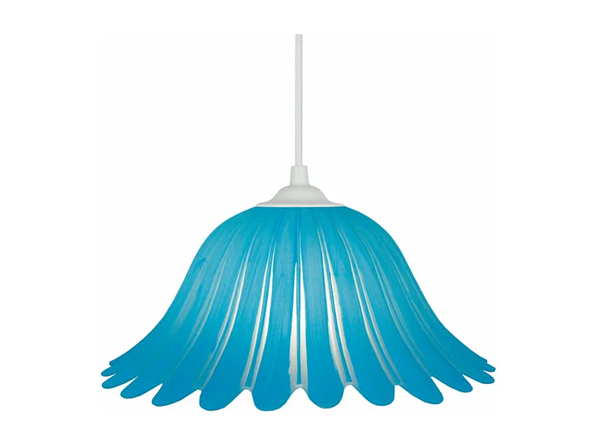 Suspensão TOSEL  NICOLE cordão de algodão globo vermelho D20 x  H90  cm