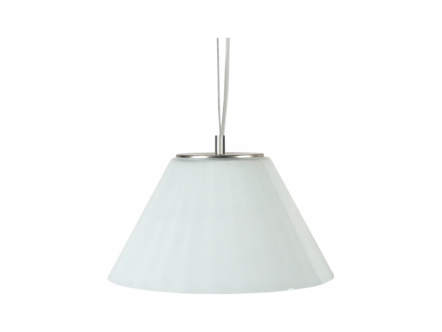 Suspension TOSEL ,verre,Cuivre , H 80xD37x P 37cm