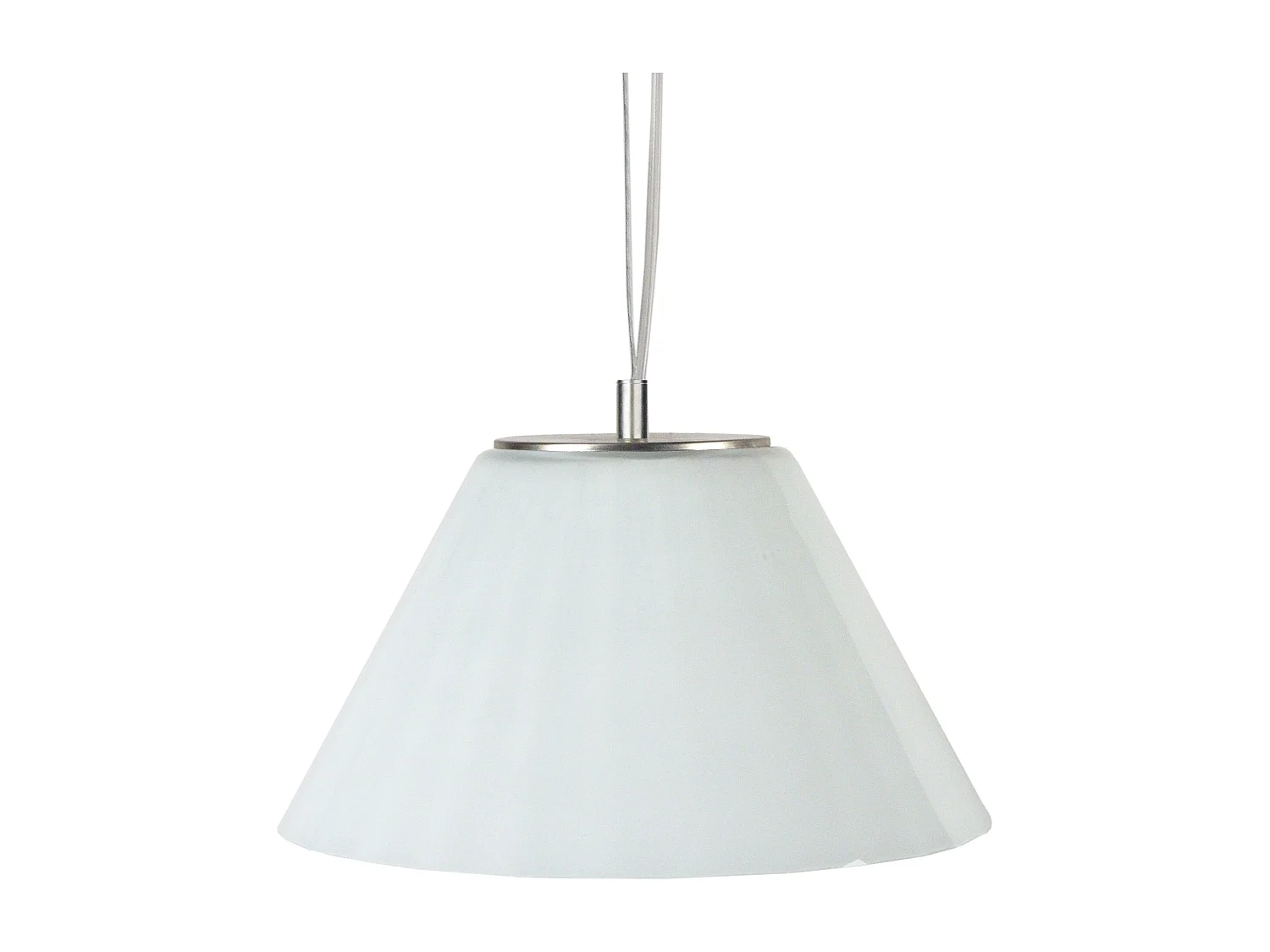 Suspension TOSEL ,verre,Cuivre , H 80xD37x P 37cm