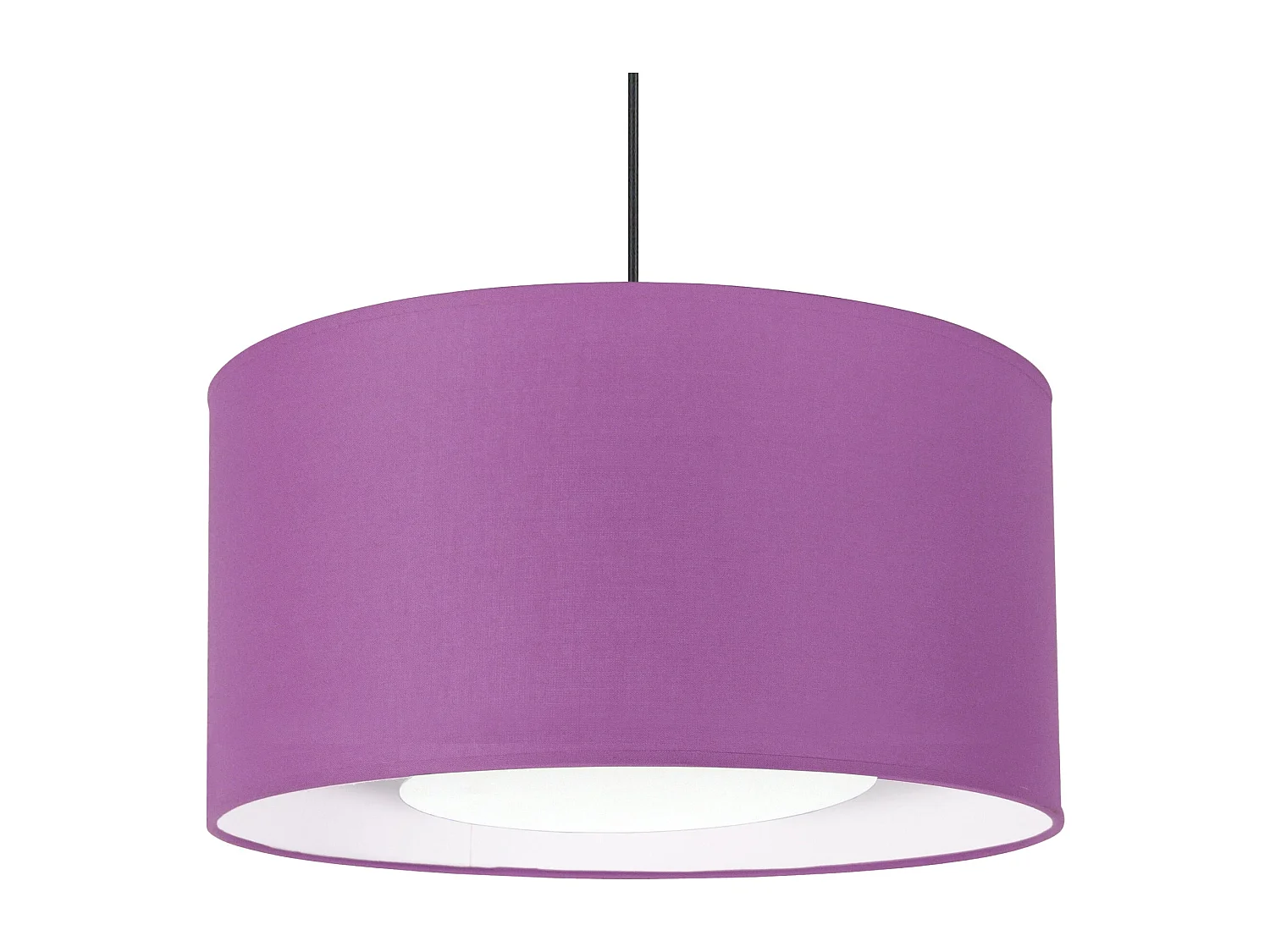 Suspension TOSEL ,tissu,Noir ,H80xD35xP35 cm