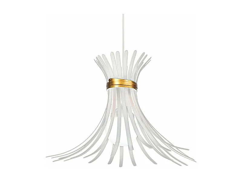 Suspensão TOSEL  JUPE INDIENS metal globo preto D30 x  H85  cm