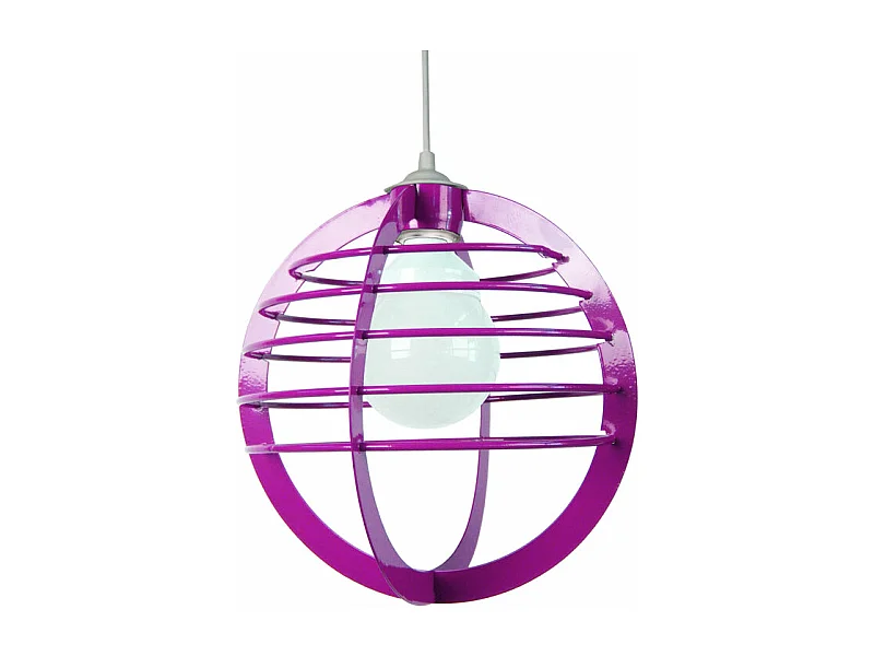 Suspensão TOSEL  UNIVERSE metal cônico cinza D34 x  H78  cm