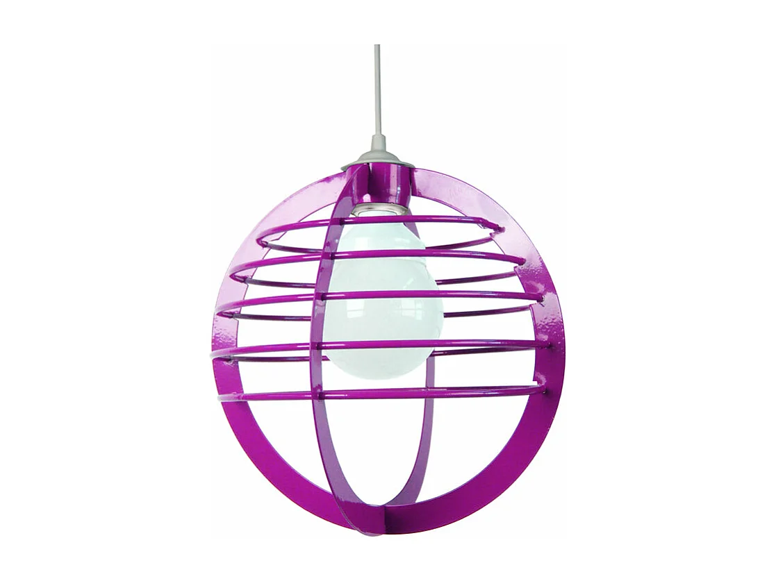 Suspensão TOSEL  UNIVERSE metal cônico cinza D34 x  H78  cm