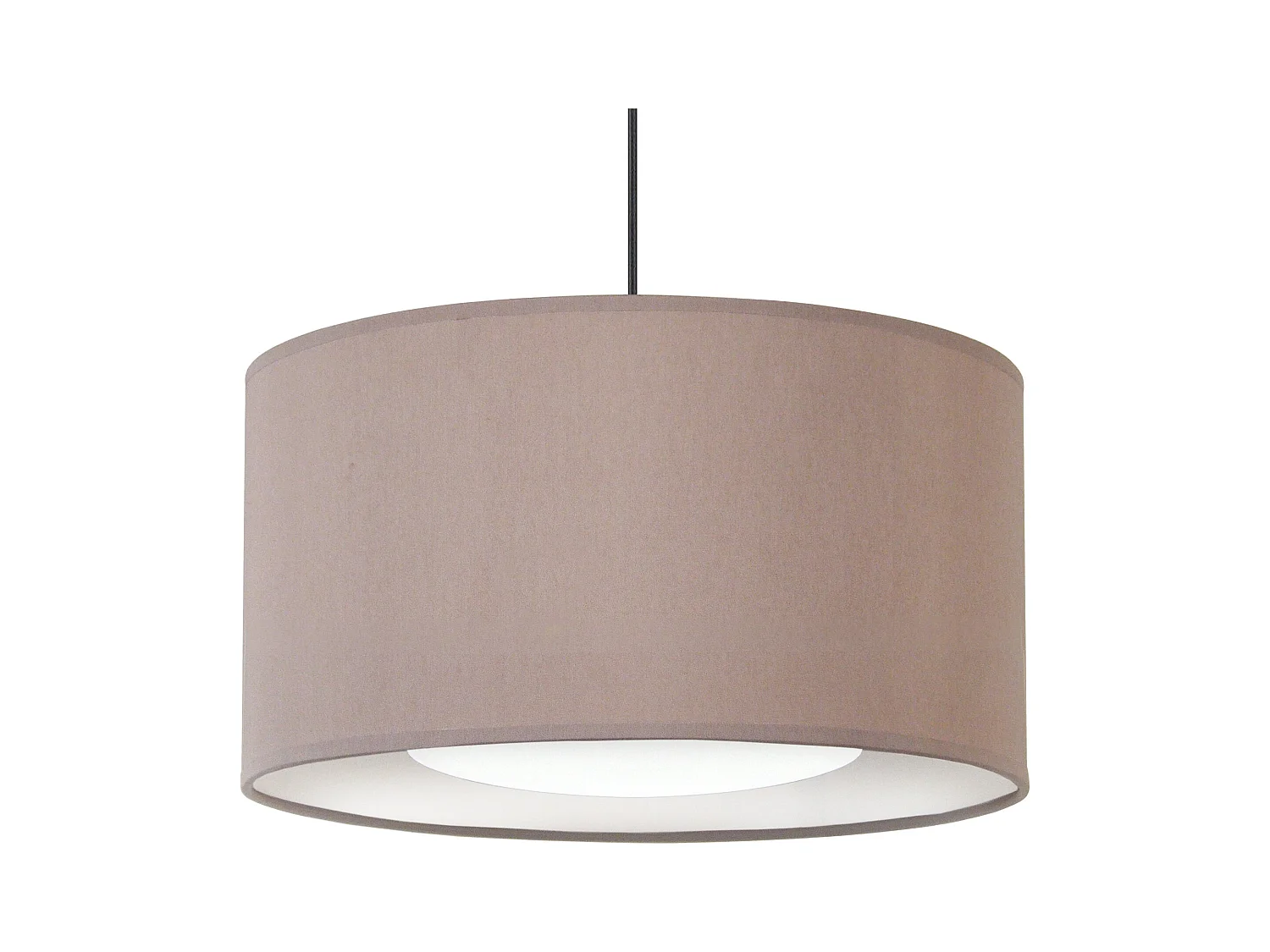 Suspension TOSEL ,tissu,Noir ,H80xD35xP35cm