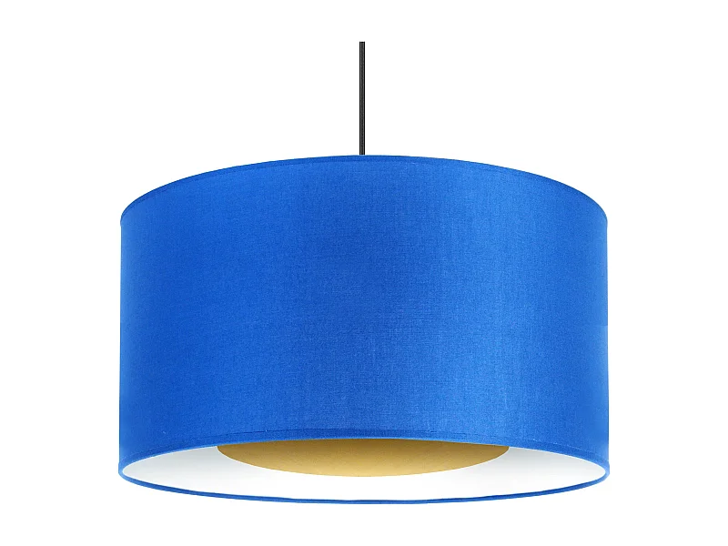 Suspensión  TOSEL ,tela,Azul ,A80xD35xP35 cm