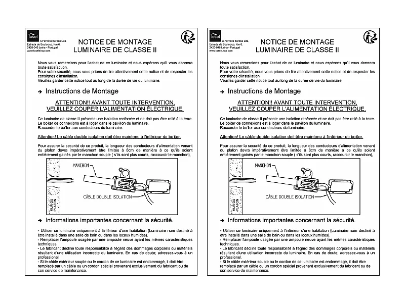 Suspension bicone verre  ambre 85 cm.
