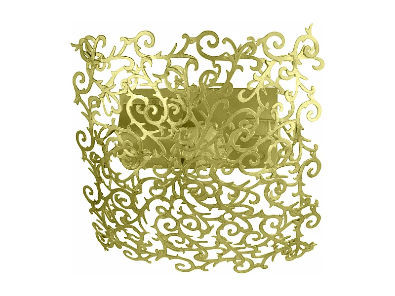 Plafonier TOSEL LYS PLUS metal geométrico Dourado D25 x  H9  cm