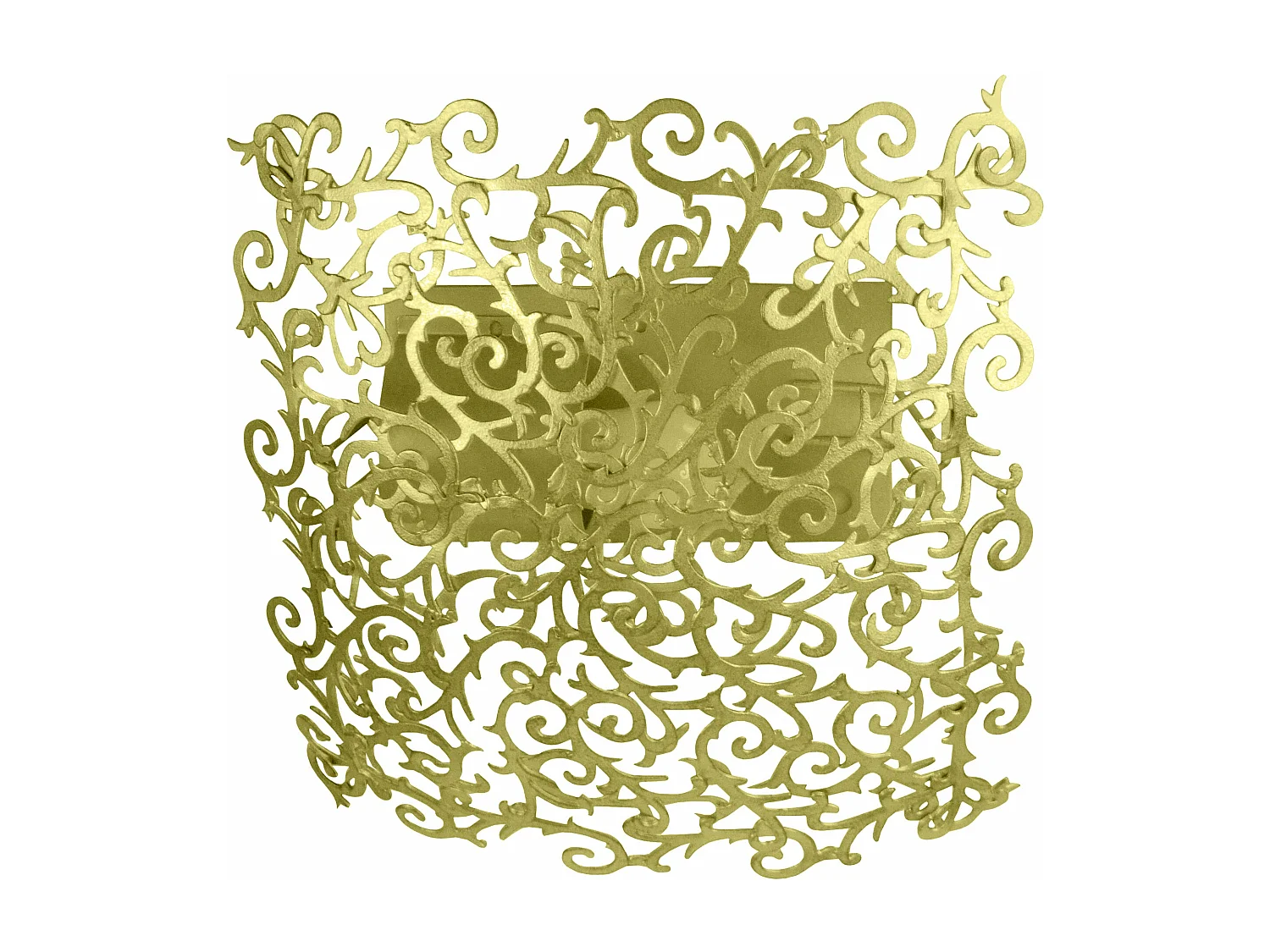 Plafonier TOSEL LYS PLUS metal geométrico Dourado D25 x  H9  cm