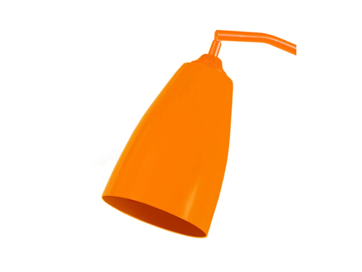 Lampada da terra metallo coluna LARSEN  arancio D'40cm