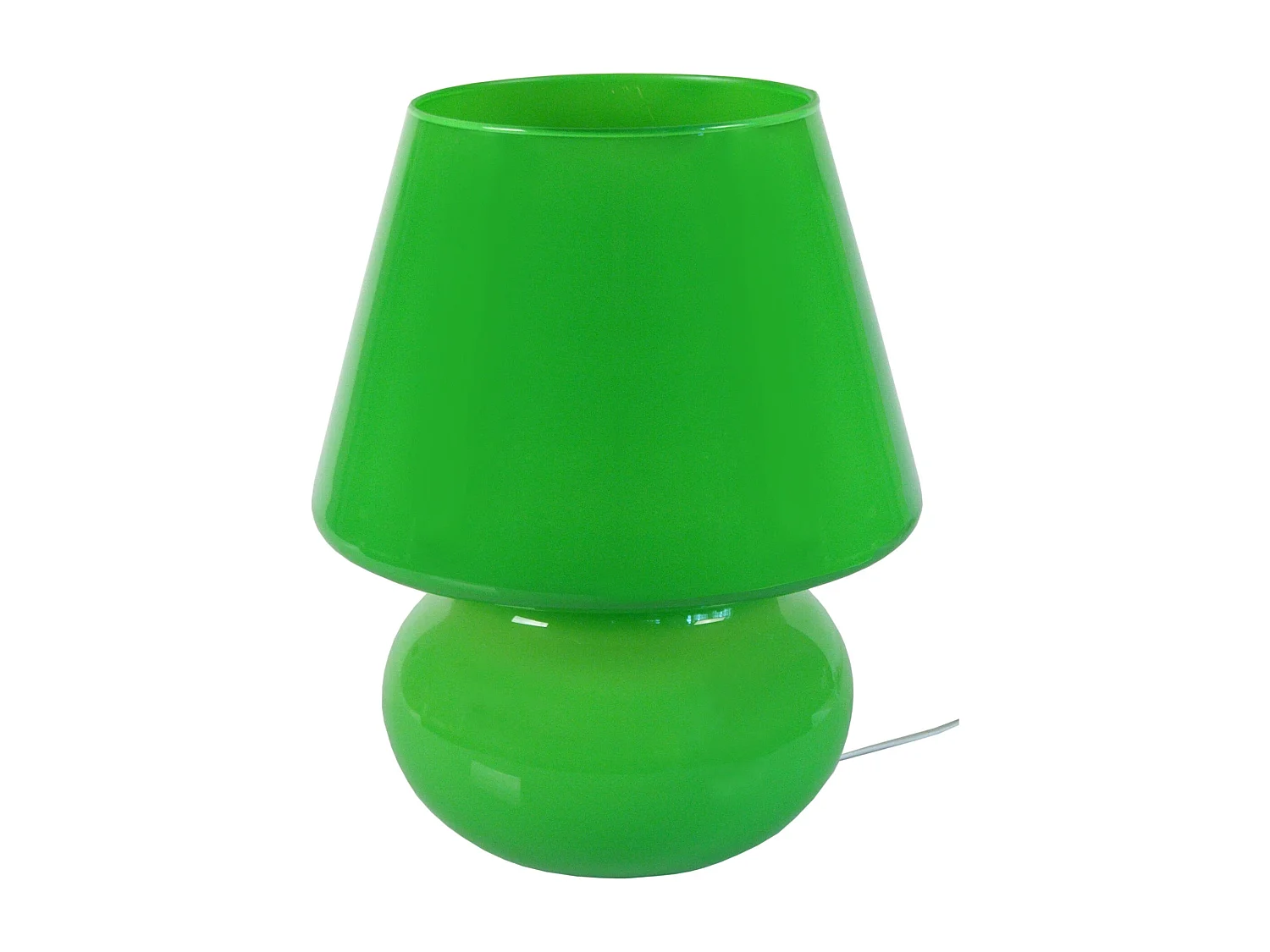 Lámpara de Mesa  TOSEL ,vidrio,Verde,A37xD30xP30cm