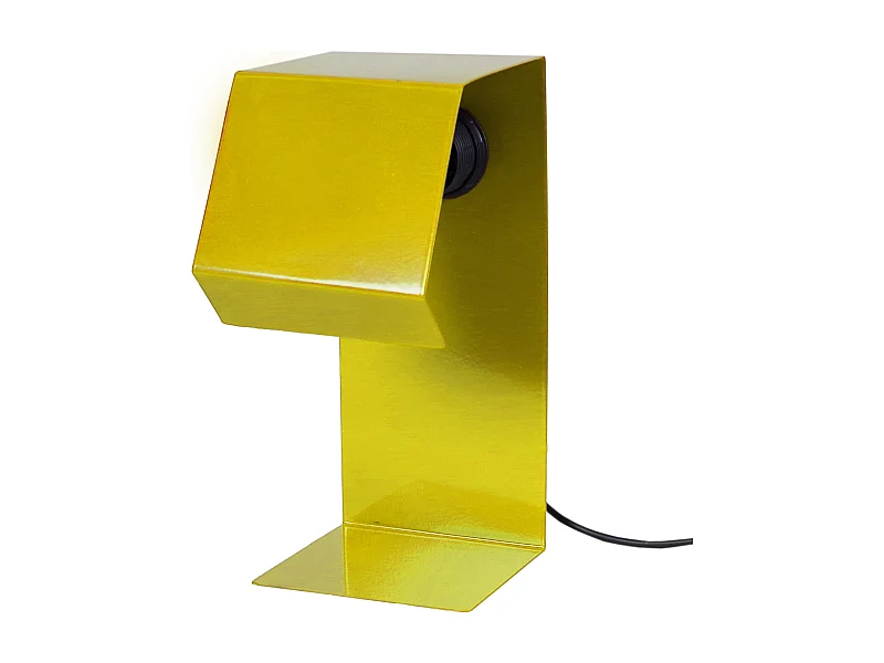 Lámpara de noche TOSEL ,metal,AMARILLO,A47xD35xP35cm