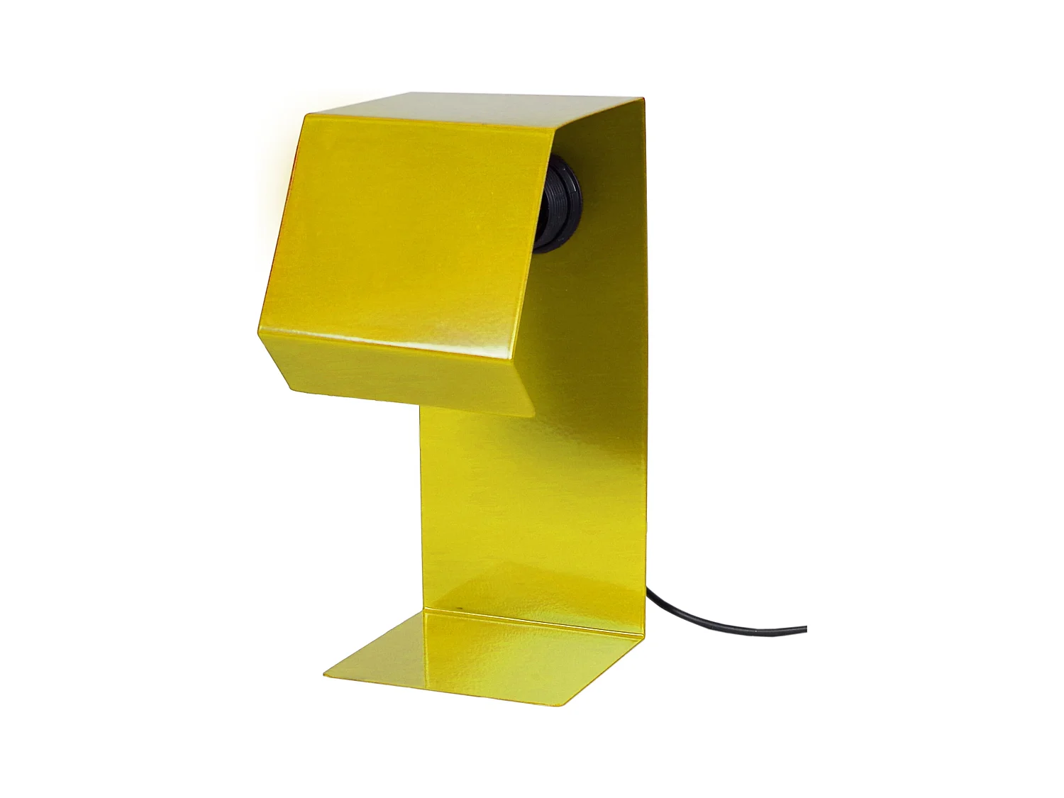 Lampe de Chevet TOSEL ,métal,Jaune ,H24xD14xP11cm