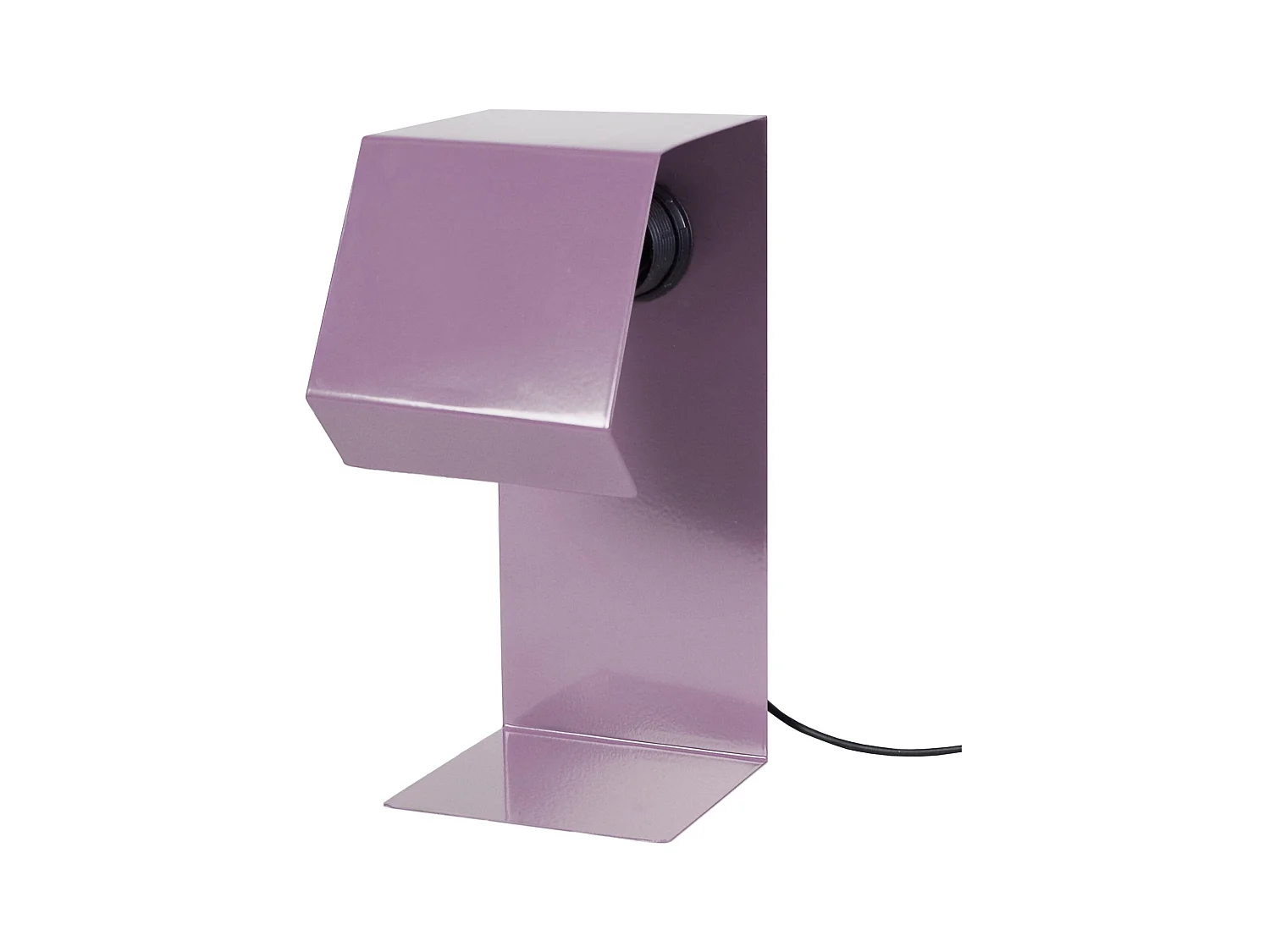 Lampe de Chevet TOSEL ,métal,Violet ,H24xD14xP11cm