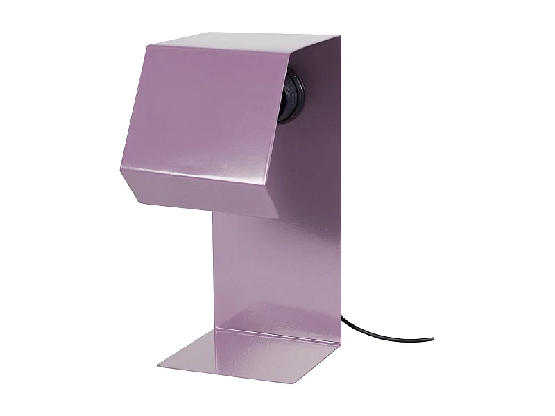 Lampe de Chevet TOSEL ,métal,Violet ,H24xD14xP11cm