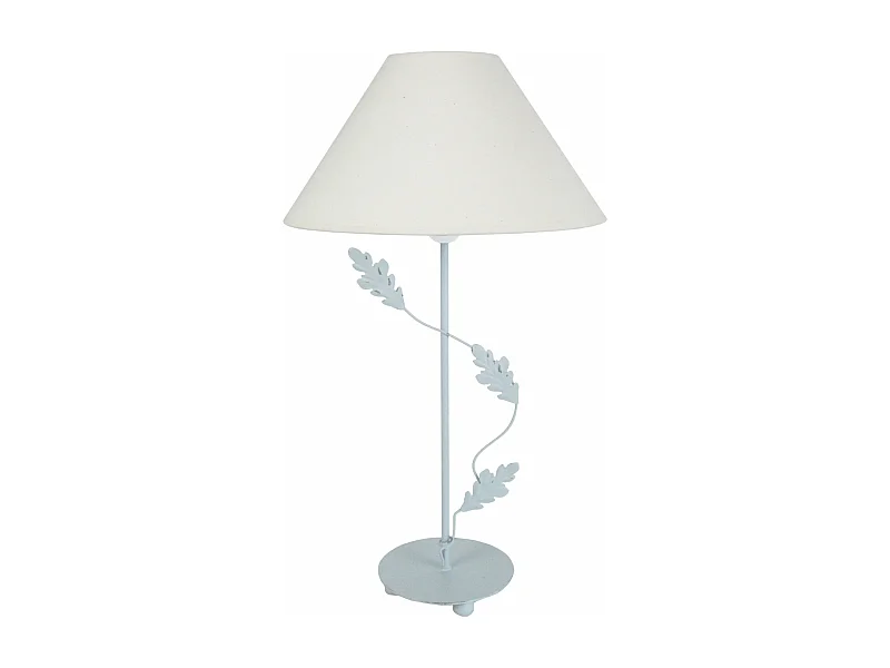 Abajur TOSEL LOTUS metal meia tigela rosa D16 x  H17  cm