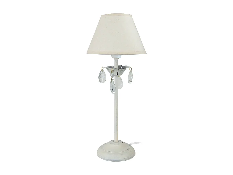 Lámpara de noche TOSEL ,metal,Blanco  ,A47xD18xP18 cm