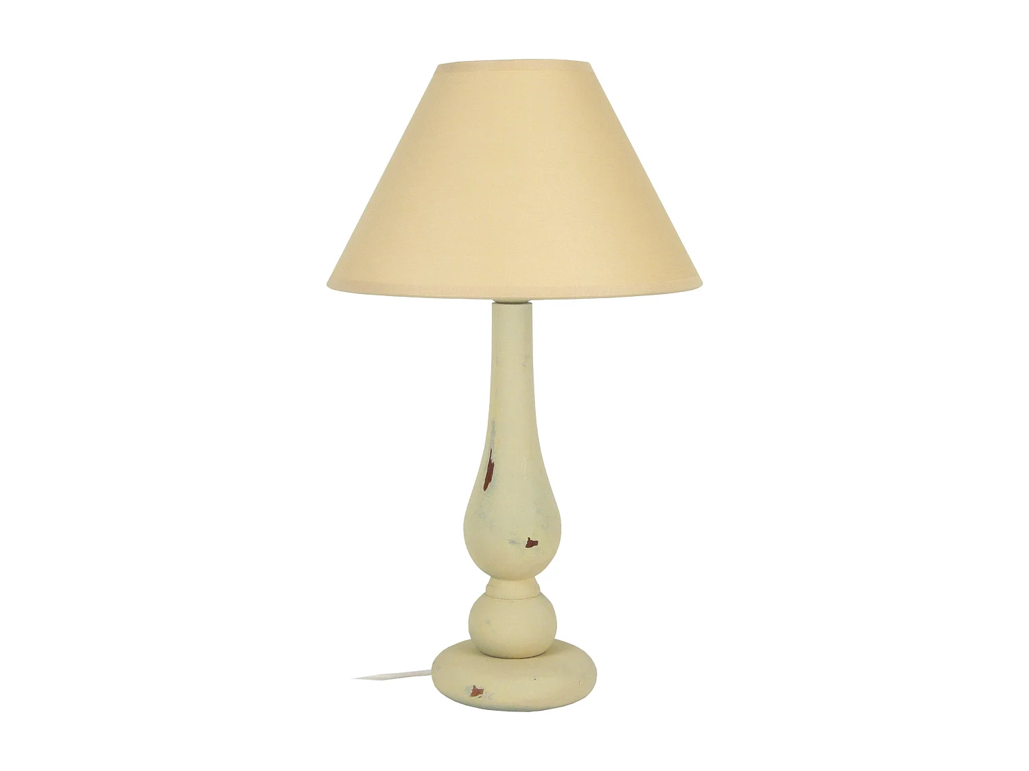 Candeeiro de sala TOSEL ALICIA tecido com fio preto D45 x  H66  cm