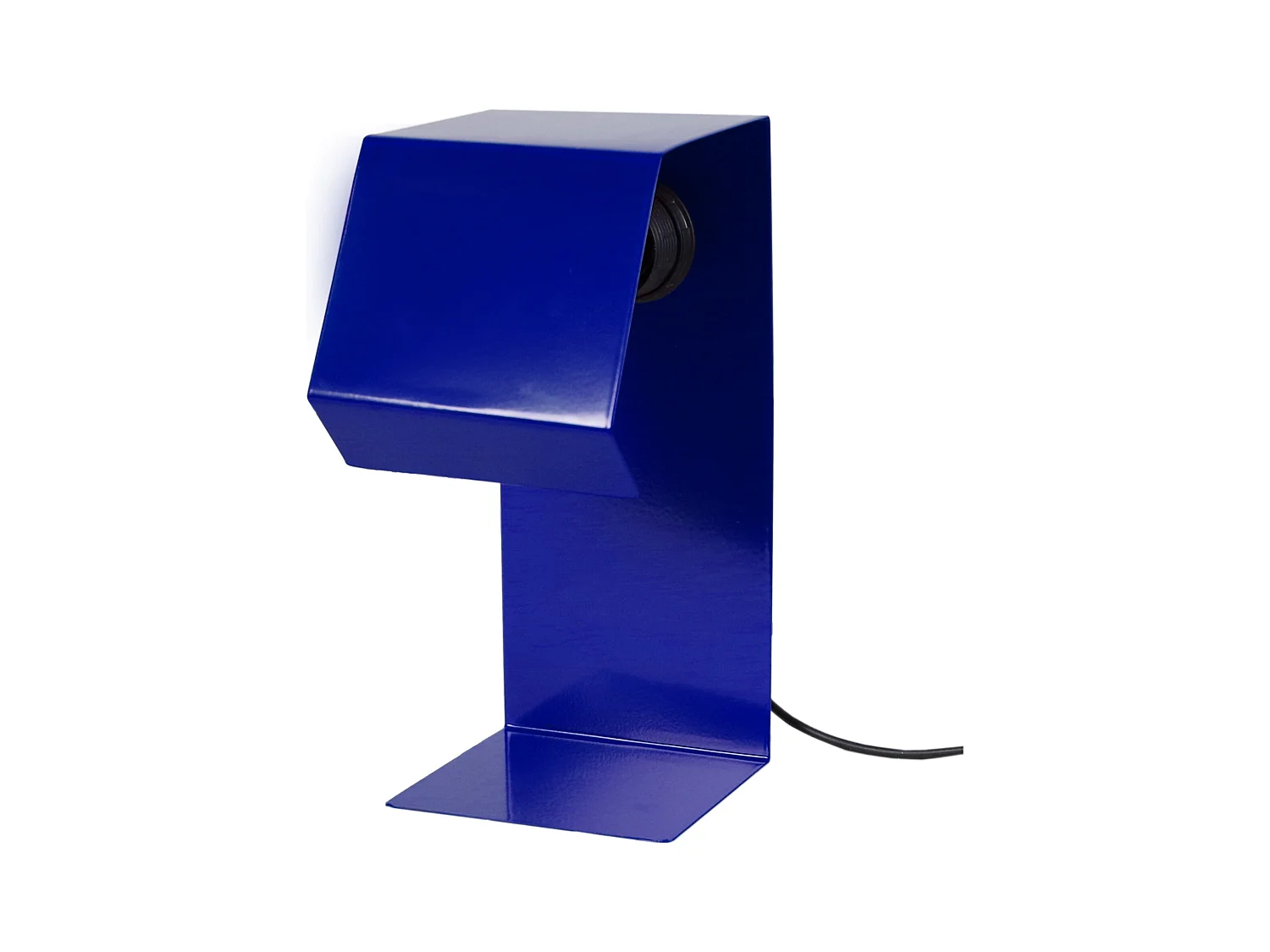 Lampe de Chevet TOSEL ,métal,Bleu,H24xD14xP11 cm