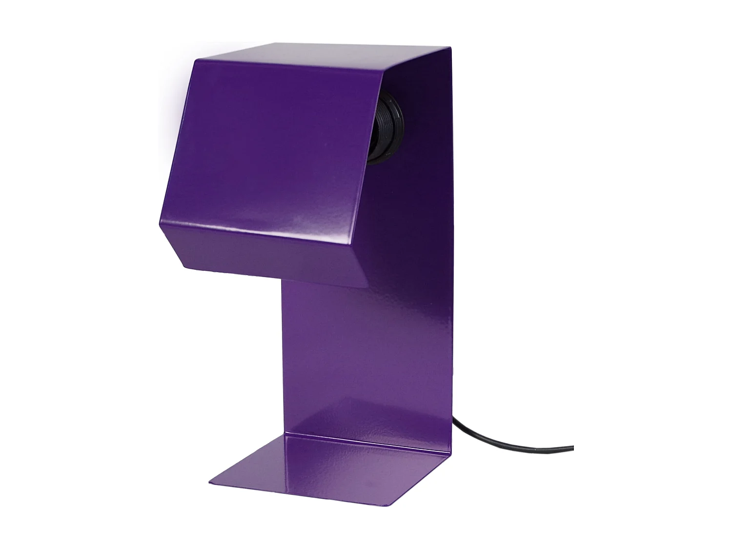 Lámpara de noche TOSEL ,metal,violeta ,A24xD14xP11 cm