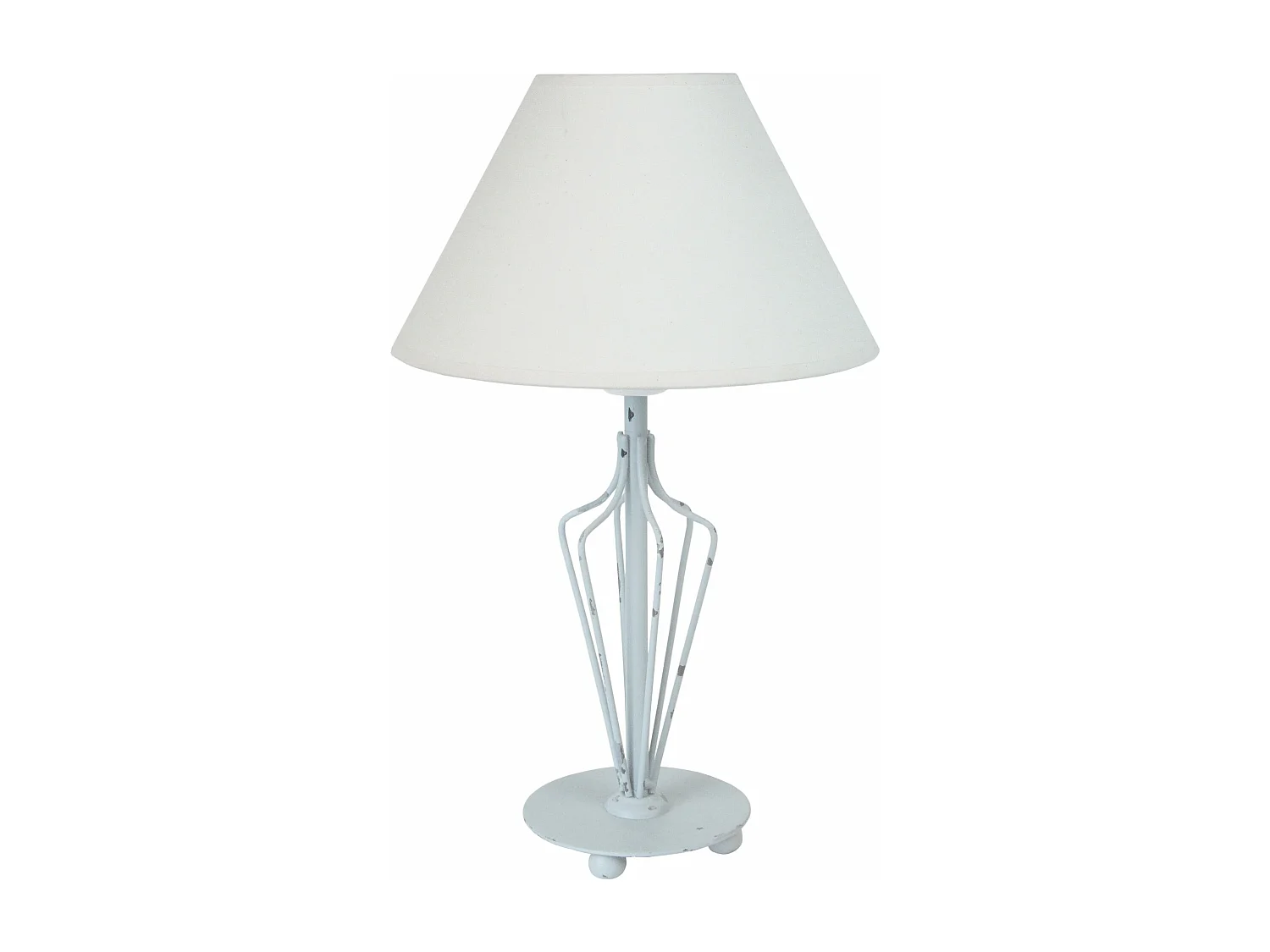 Abajur TOSEL ELVIRA metal cogumelo lilás D15 x  H18,5  cm