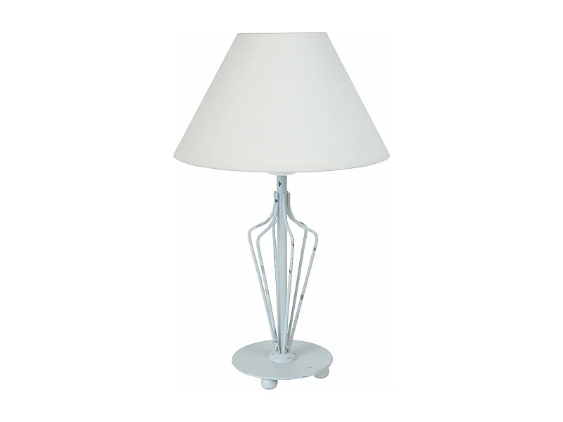 Abajur TOSEL ELVIRA metal cogumelo lilás D15 x  H18,5  cm