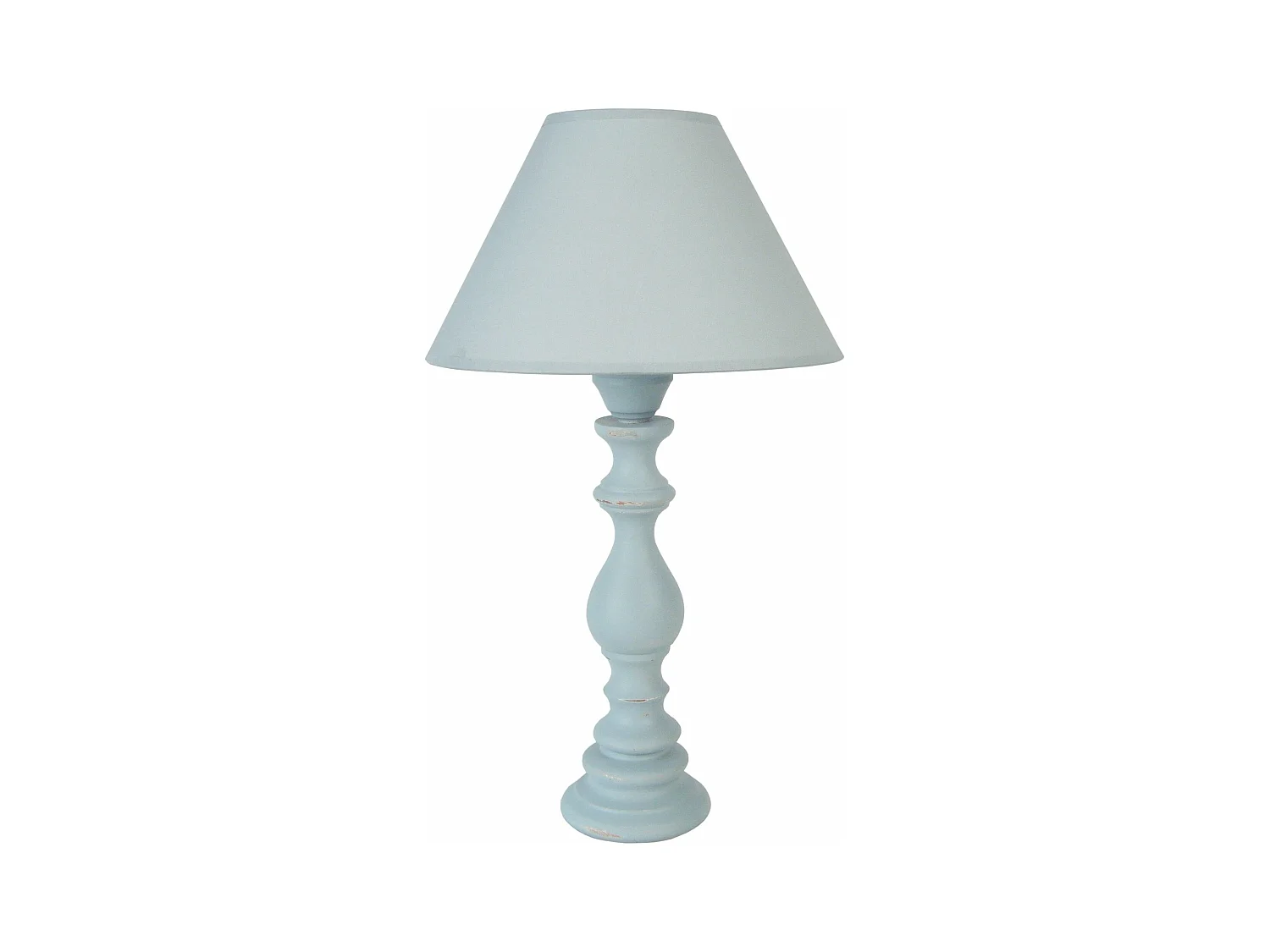 Lámpara de noche TOSEL ,madera,Gris ,A43xD30xP30 cm