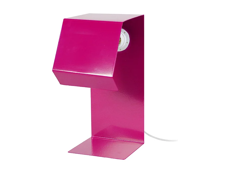 Lampe de Chevet TOSEL ,métal,Rose ,H24xD14xP11cm