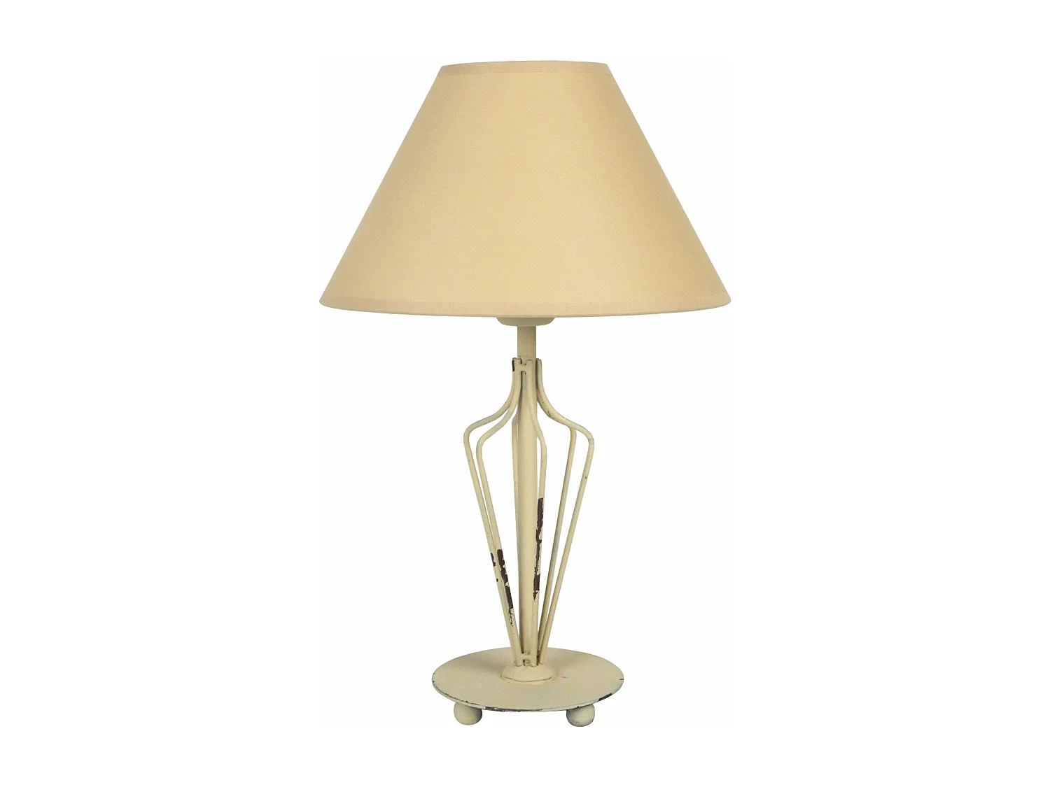 Abajur TOSEL ELVIRA metal cogumelo azul D15 x  H18,5  cm