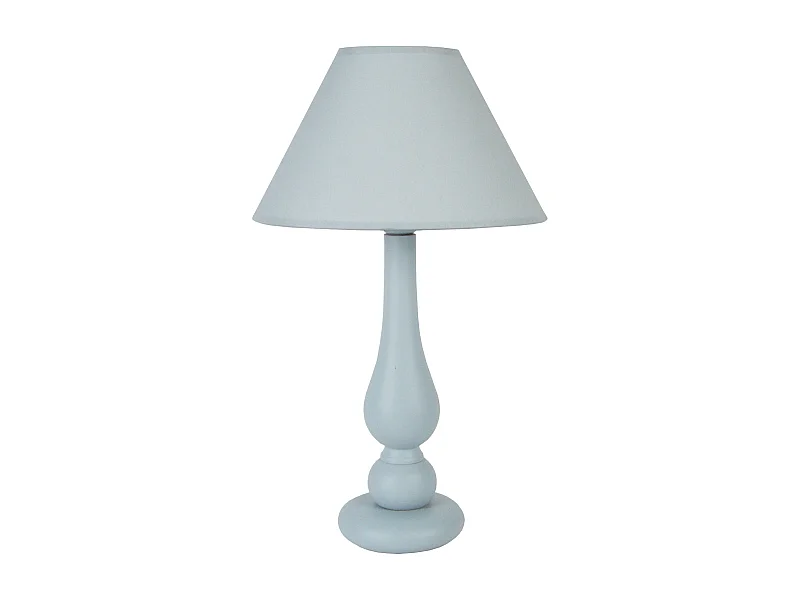 Lámpara de noche TOSEL ,madera,Gris ,A42xD30xP30 cm