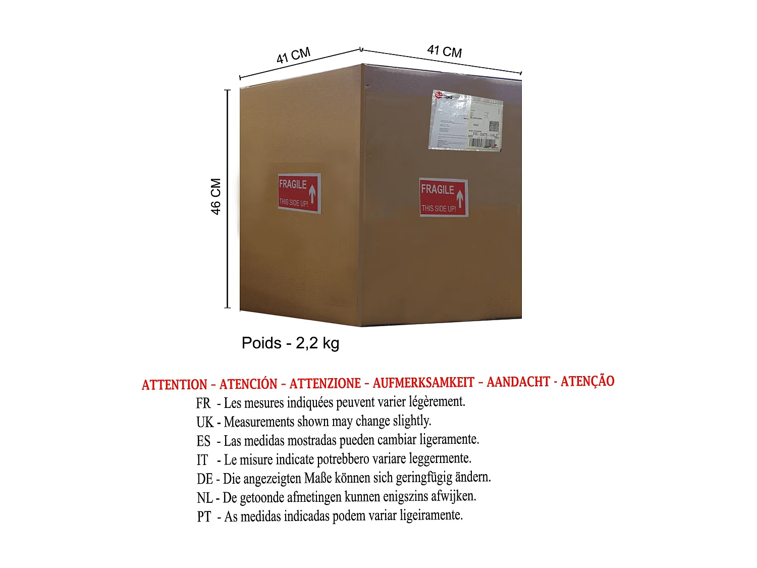 Abajur TOSEL FREKI tecido articulado cone D18 x  H45  cm