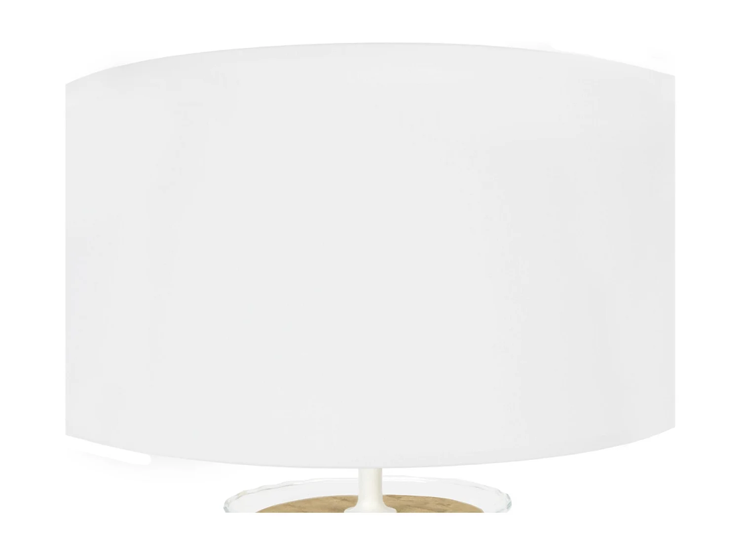 Abajur TOSEL SKREPPA 1 tecido coluna preto D18 x  H31  cm