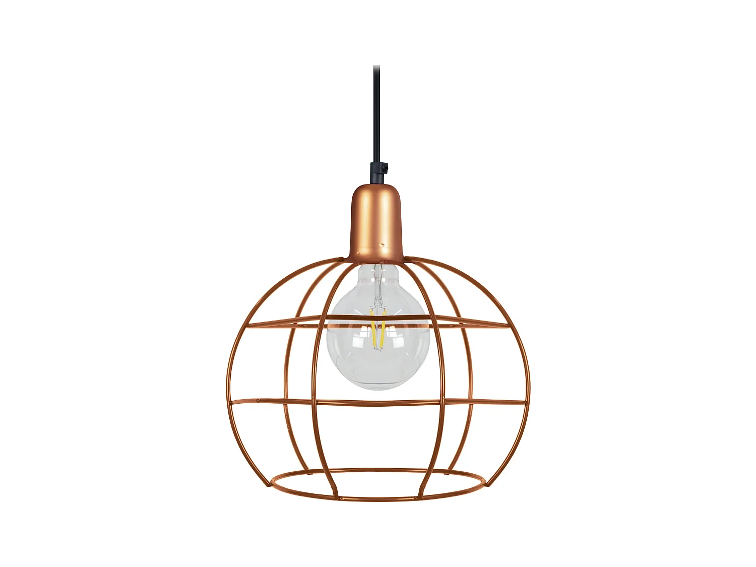Suspension TOSEL ,métal,Cuivre , H85xD25xP25cm