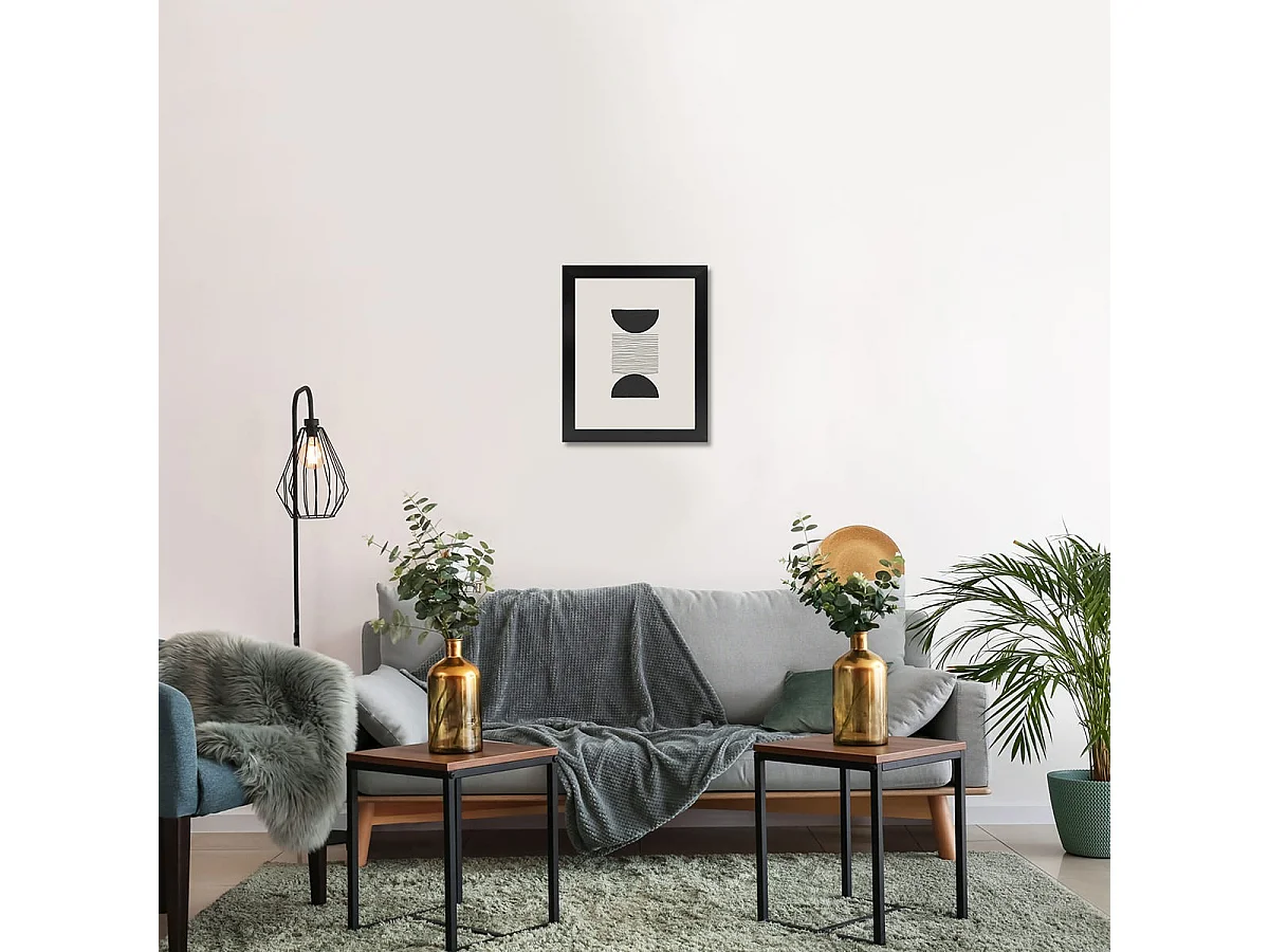 Cadre photo Design Éternel noir 24x30 cm