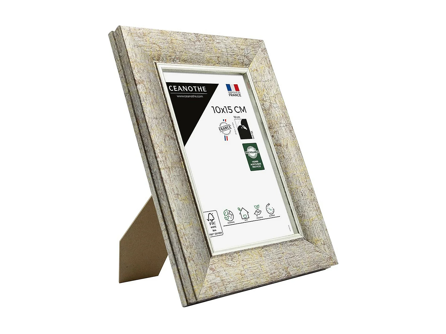 Cadre photo Hades argent 10x15 cm