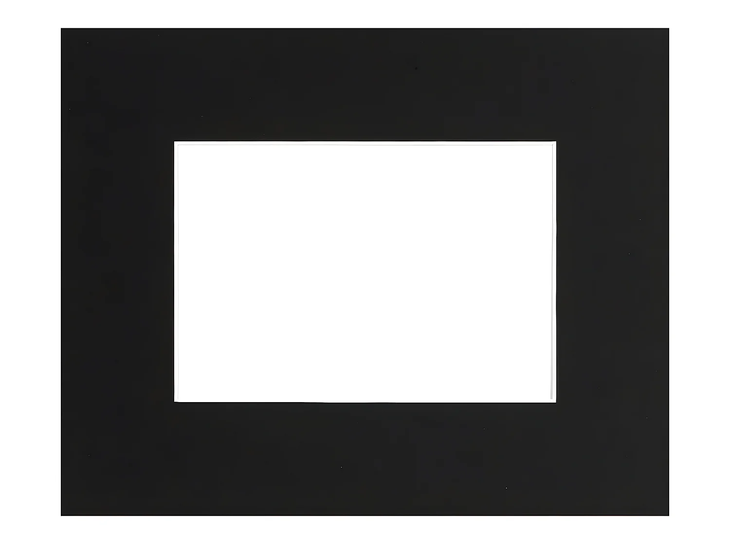 Passe-partout Epais noir 50x70 cm ouverture 40x50 cm