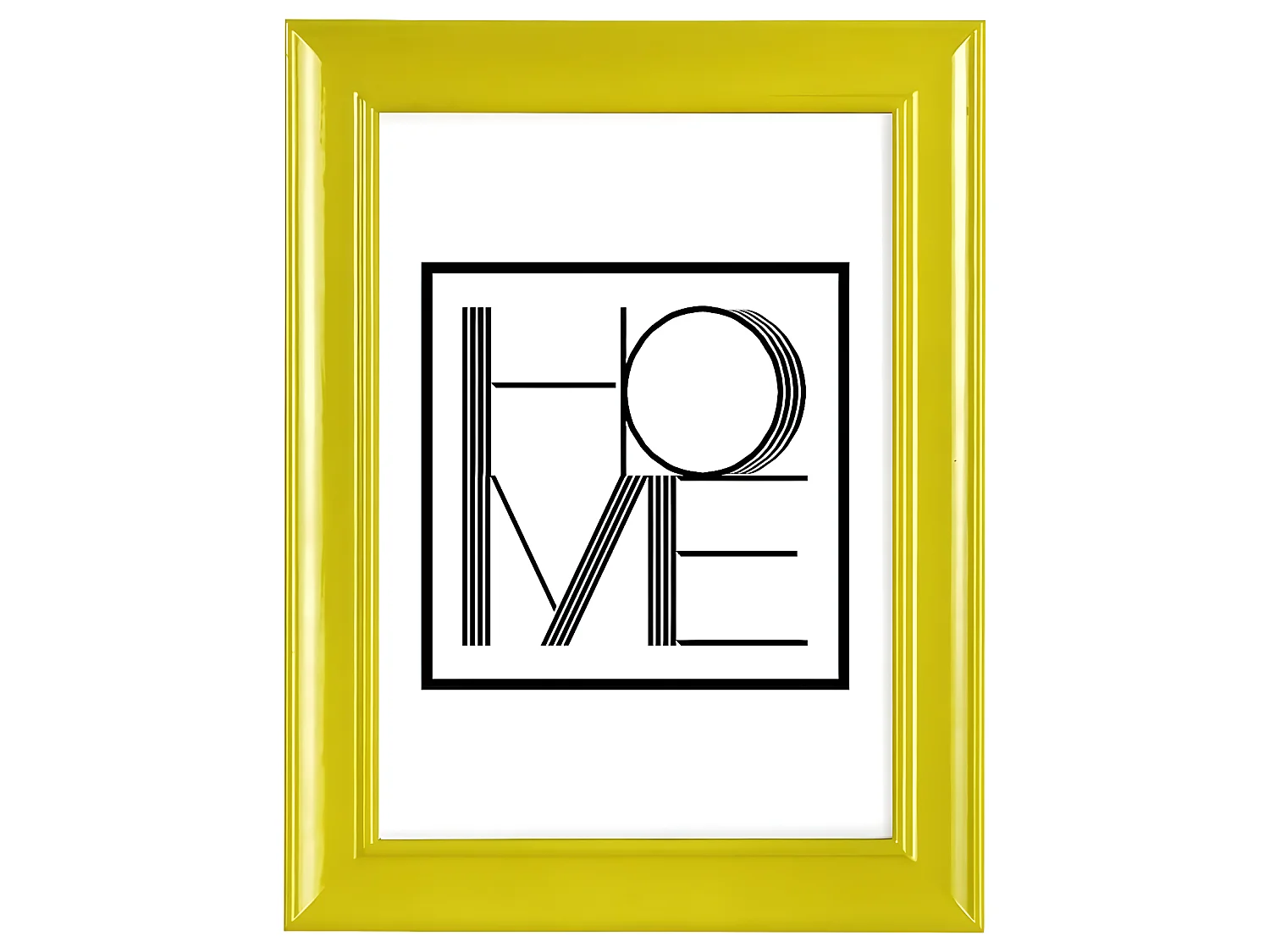 Cadre photo Peps jaune 24x30 cm