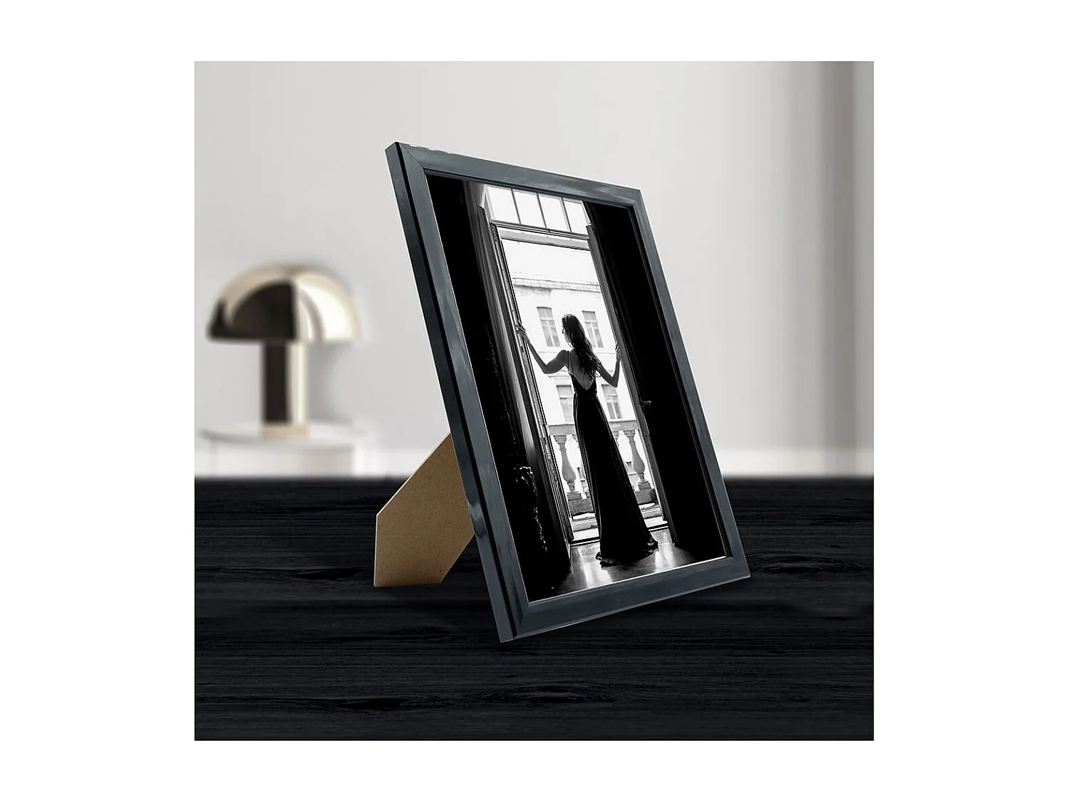 Cadre photo River noir 18x24 cm