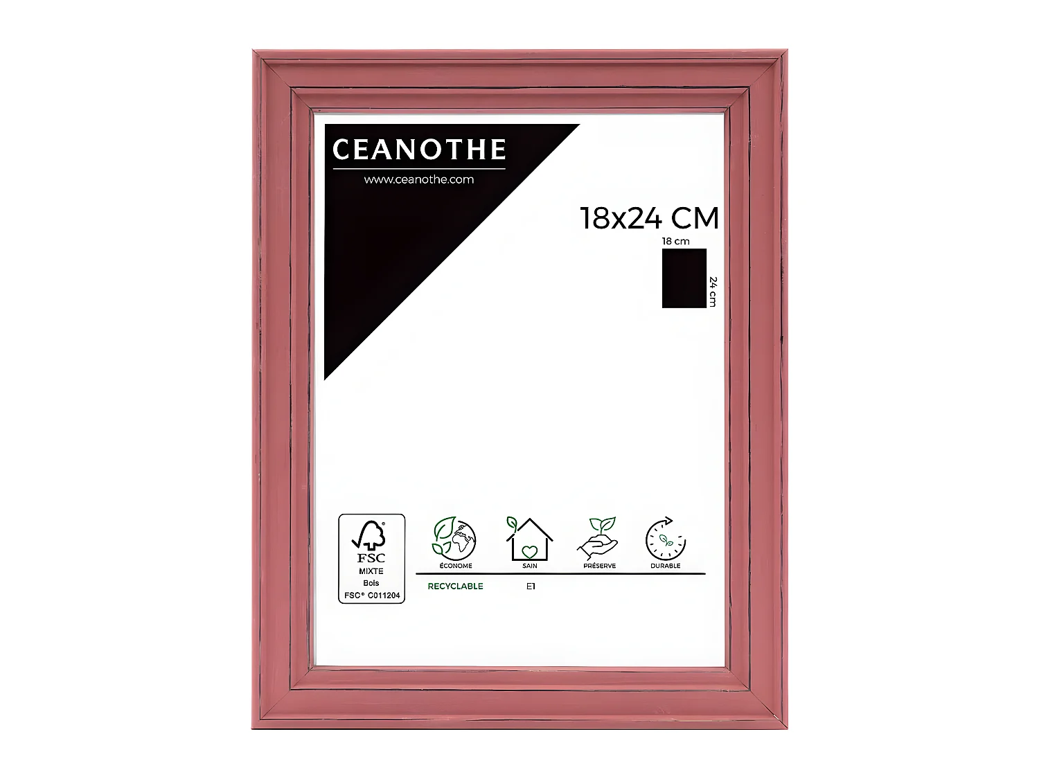 Cadre photo Belle-Ile rouge 18x24 cm