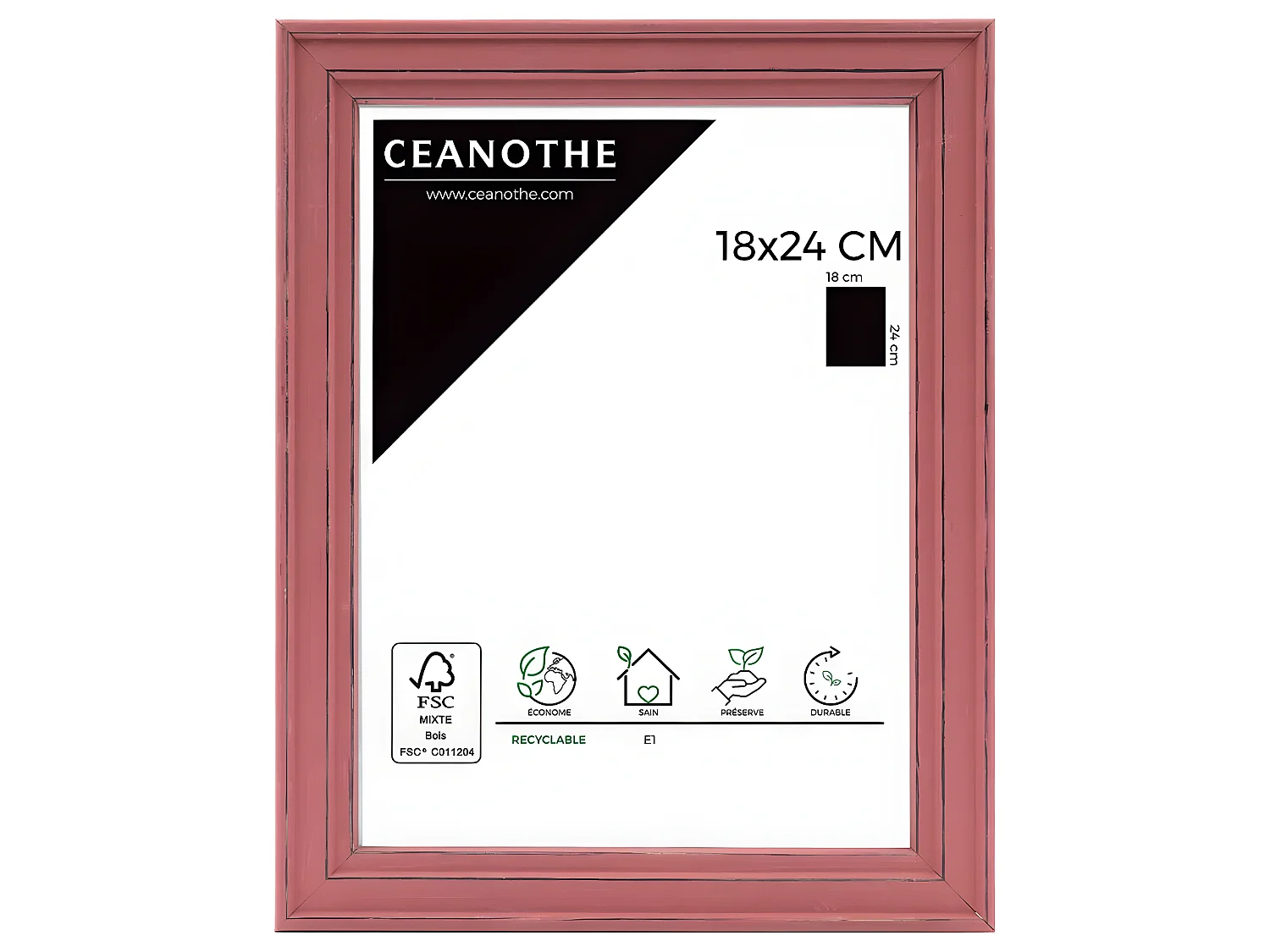 Cadre photo Belle-Ile rouge 18x24 cm